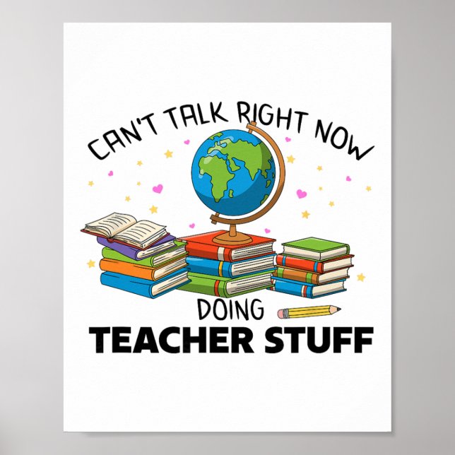 Learning Exams Student Learn Can't Talk Doing Teac Poster (Framsidan)