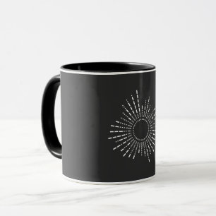 Learning Morse Code & Nato Graphic in Circle Shape Mugg