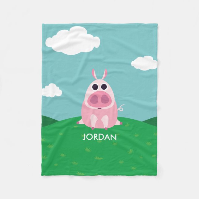 Leary grisen fleecefilt (Framsidan)