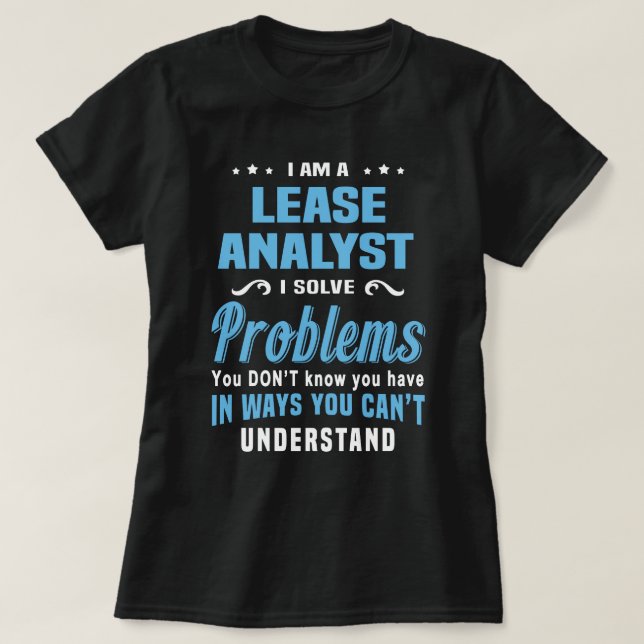 Leasanalytiker T Shirt (Design framsida)