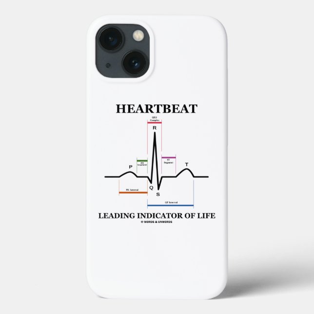 Leasingindikator för pulsslag ECG/EKG Humor (Baksida)