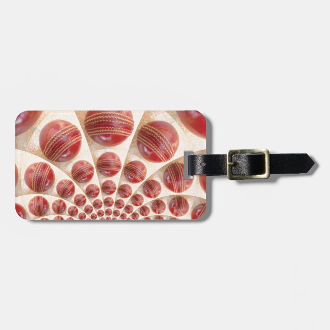 Leather Boll Rhythm Cricket Bollar: Rhythmic Array Bagagebricka (Horisontell Framsida)