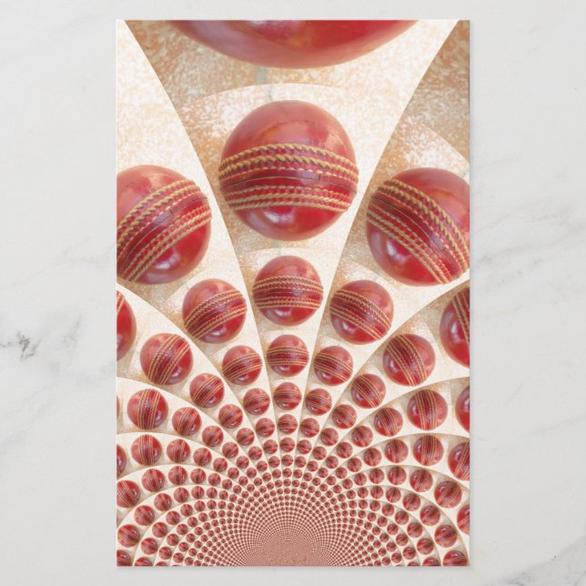 Leather Boll Rhythm Cricket Bollar: Rhythmic Array Brevpapper (Framsida)