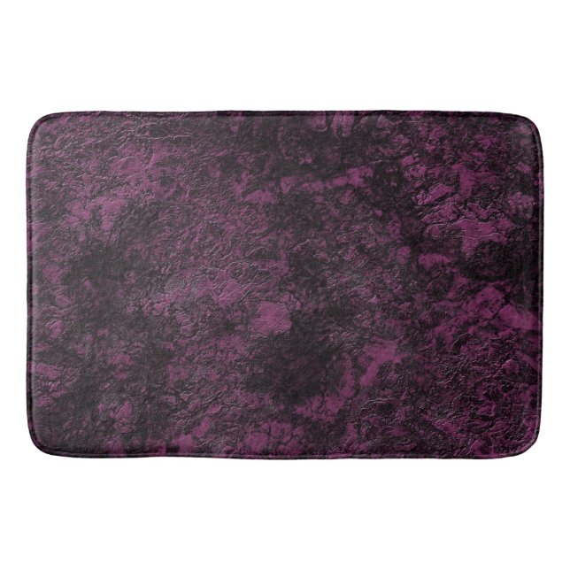 Leather Burgundy struktur Badrumsmatta (Framsidan)