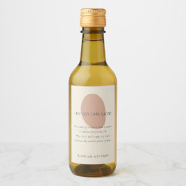 Leather Care Guide Terracotta Artisan Custom Label Vinetikett