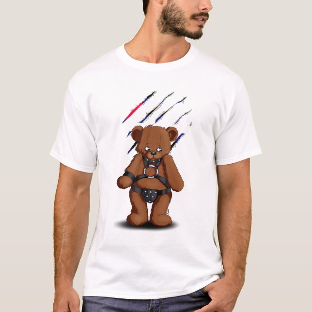 Leather Gay bear T-shirt (Framsida)