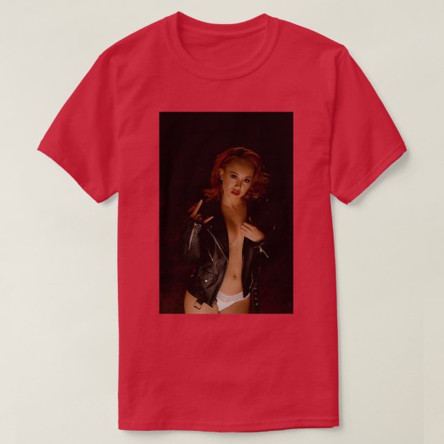 Leather Jacka T Shirt (Design framsida)