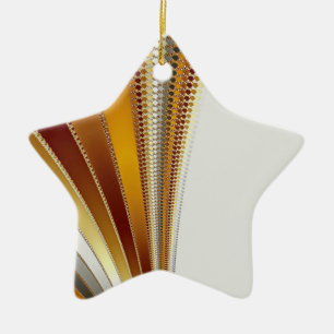 Leather jul Fractal Julgransprydnad Keramik
