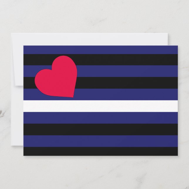 Leather Latex och BDSM Pride Flagga (Framsida)