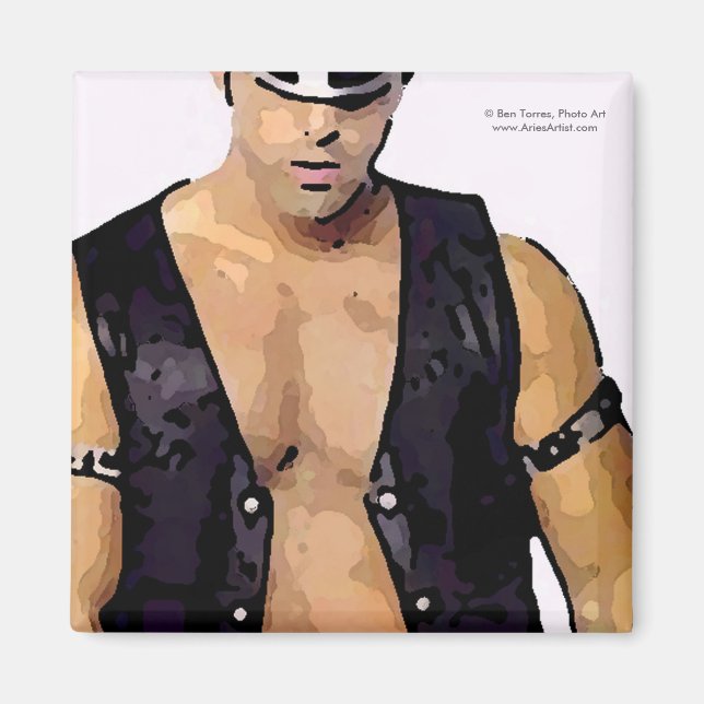 Leather Man Magnet (Framsidan)