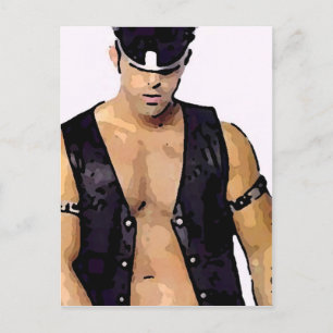 Leather Man Vykort