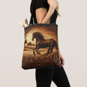 Leather Ranch Horse Tygkasse