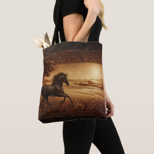 Leather Ranch Horse Tygkasse