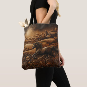 Leather Ranch Sunrise Tygkasse
