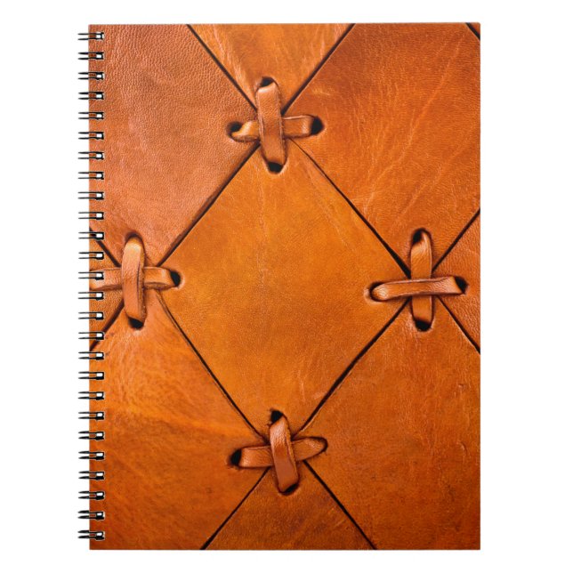 Leather struktur. anteckningsbok (Framsidan)