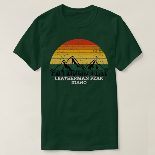 Leatherman Peak Idaho T Shirt (Design framsida)