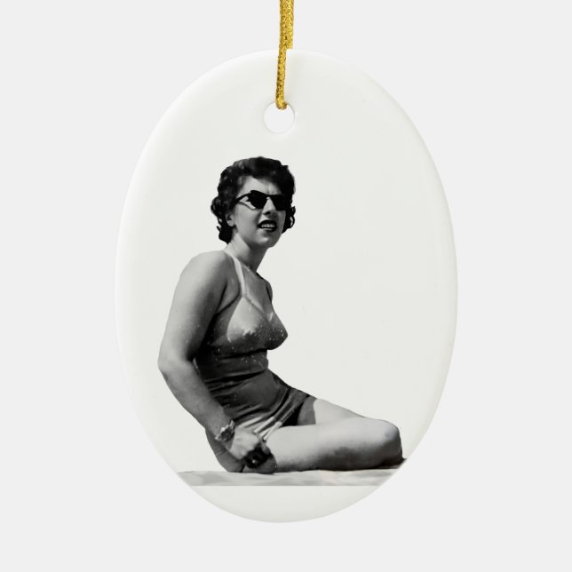 Leatrice-ornament Julgransprydnad Keramik (Framsidan)
