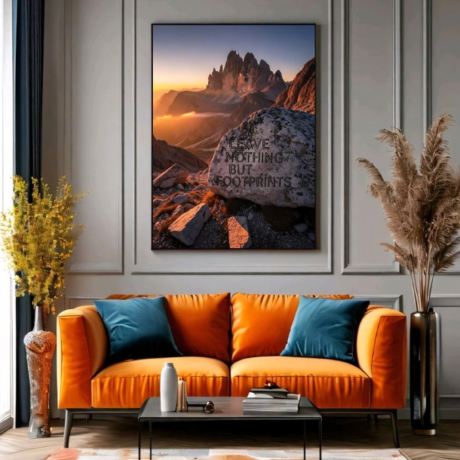 Leave Nothing But Footprints Poster (Skapare uppladdad)