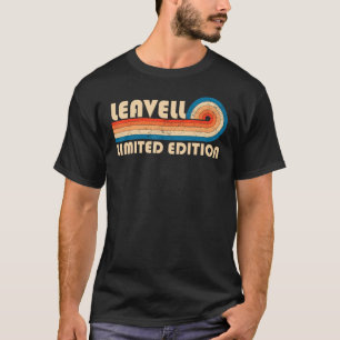 LEAVELL Surname Retro Vintage 80-årsjubileum Reu T Shirt