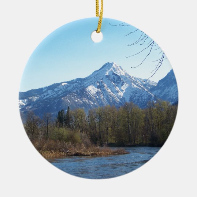 Leavenworth Julgransprydnad Keramik (Framsidan)