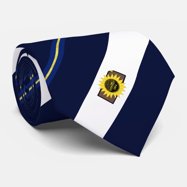 Leavenworth (Kansas) City flagga Neck Tie Slips (Rullad)