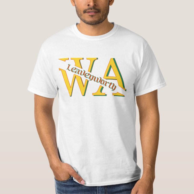 Leavenworth W.A T Shirt (Framsida)
