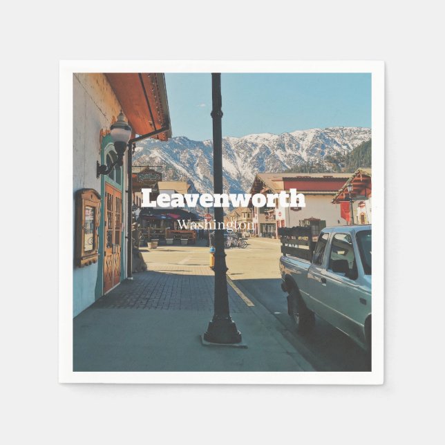 Leavenworth - Washington  Pappersservett (Framsidan)