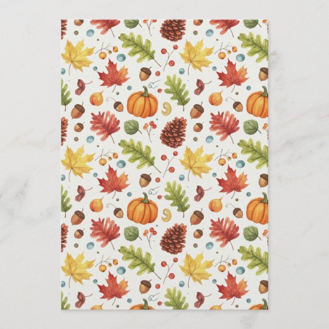 Leaves are Falling Inbjudningar (Framsida)