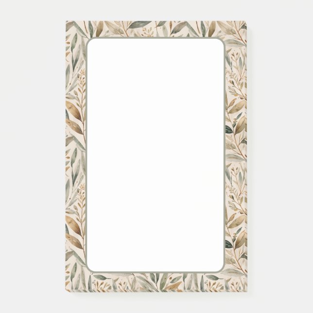 Leaves  post-it block (Framsida)