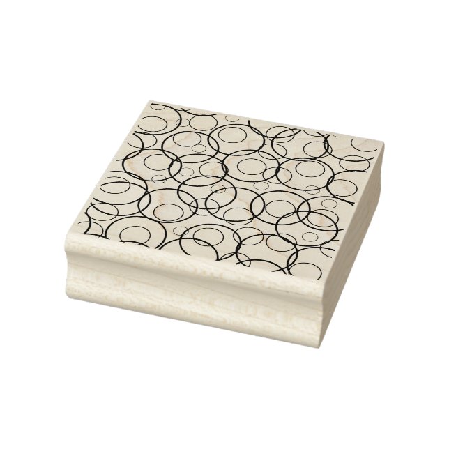 Leaves Wreath Rubber Stamp Stämpel (Stämpel)