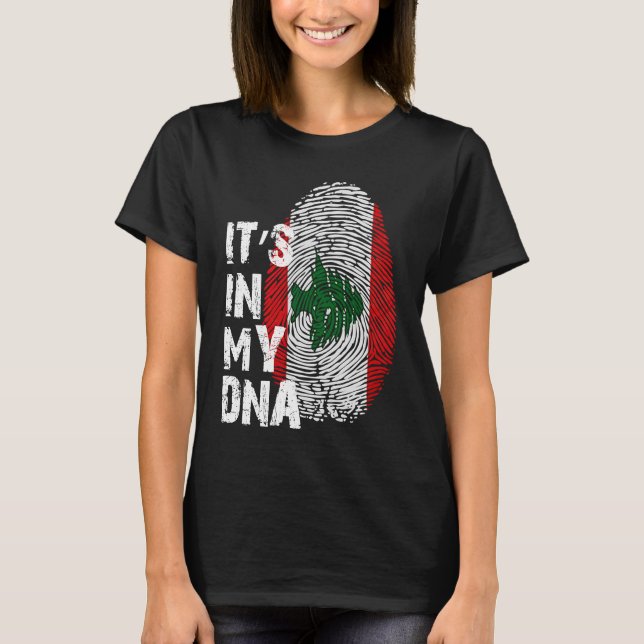 Lebanese Protest Flag  Supporting Revolution 2019 T Shirt (Framsida)