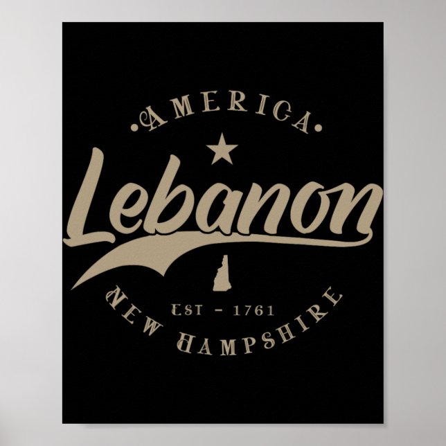 Lebanon New Hampshire  Poster (Framsidan)