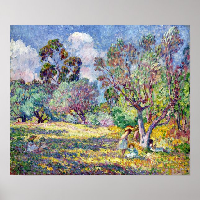 Lebasque - Children on the Glade 1906 Poster (Framsidan)