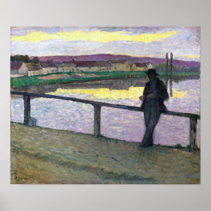 Lebasque - Sunset on Pont Aven Poster
