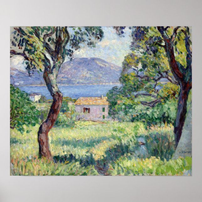 Lebasque - Vy över Esterel 1907 Poster (Framsidan)