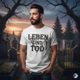 Leben und Tod Gothic Scythe | Life & Death T Shirt