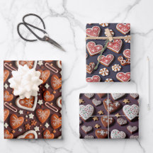 Lebkuchen, tyska Hearts jul Gingerbröd