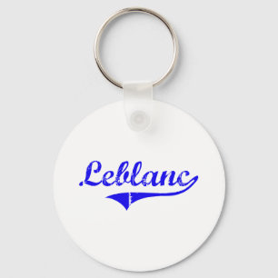 Leblanc Surname Classic Stil Nyckelring