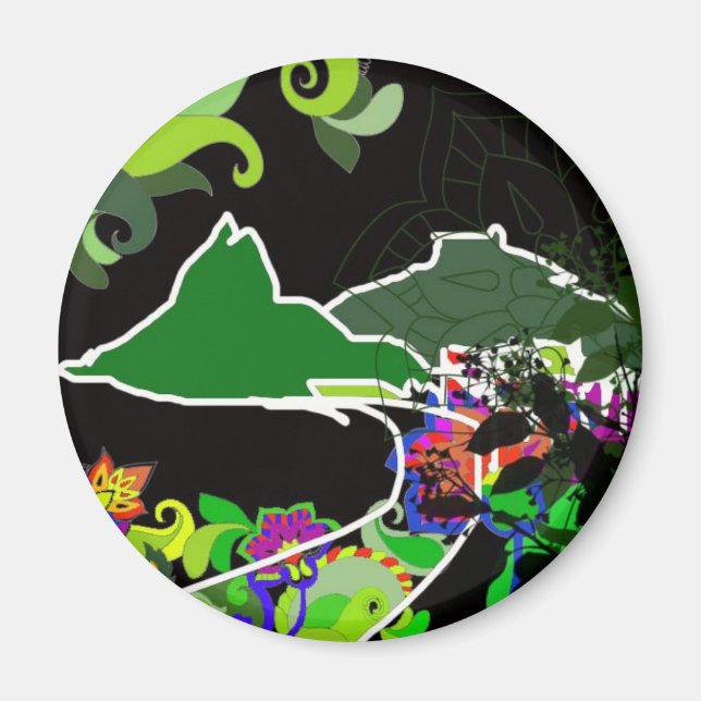 Leblon - Ipanema RIO DE JANEIRO Magnet (Framsidan)