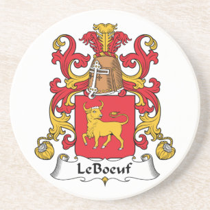 LeBoeuf familjvapensköld Underlägg