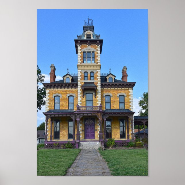 Lebold Mansion, Abilene, Kansas Poster (Framsidan)