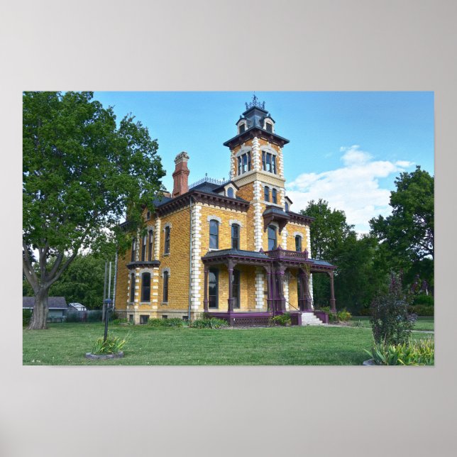 Lebold Mansion, Abilene, Kansas  Poster (Framsidan)