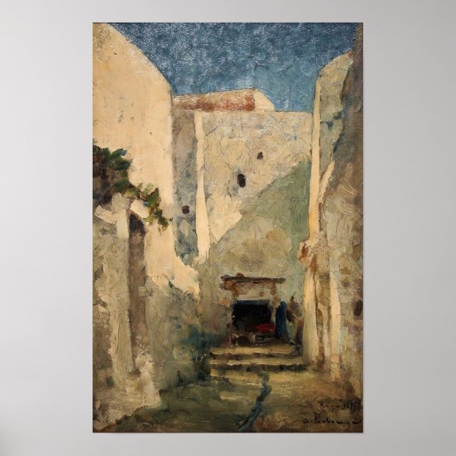 Lebourg - gata i Alger Poster (Framsidan)