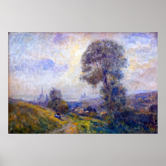 Lebourg - Mont Gargan Rouen Poster (Framsidan)