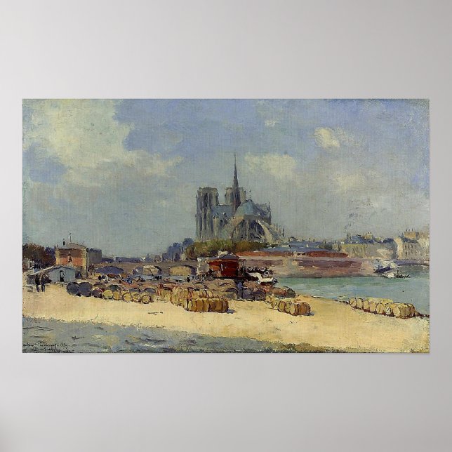 Lebourg - Notre Dame Paris 1897 Poster (Framsidan)