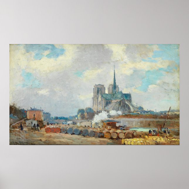 Lebourg - Paris Notre Dame Poster (Framsidan)