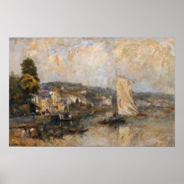 Lebourg - Seine vid La Bouille-omgivningar av... Poster