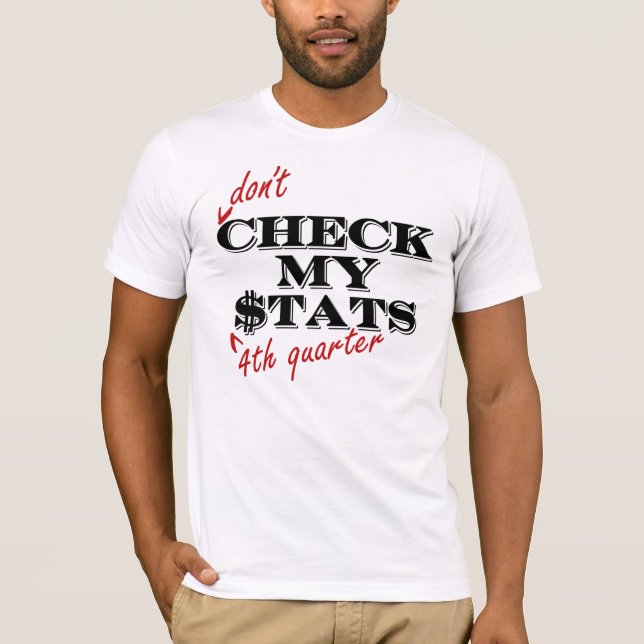 LeBron James - KONTROLLERA MIN statistik T Shirt (Framsida)