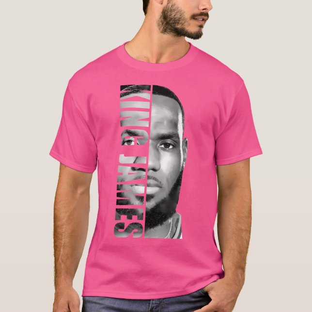Lebron James - Kung James T Shirt (Framsida)