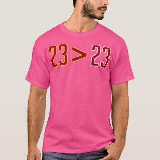 Lebron Underbarare än Jordanien (svart) T Shirt